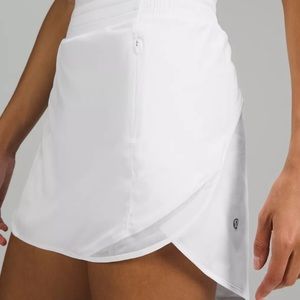 Lululemon Hot Hotty High-rise White Tennis Skirt / Skort
